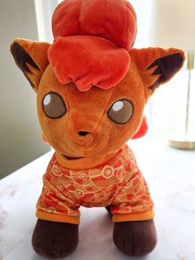 Build-A-Bear Pokemon Vulpix Plush with Orange Poke Ball Sleeper 2017